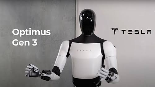Tesla prezentuje najnowszą wersję robota humanoidalnego Optimus Gen 3 — większa precyzja ruchów i autonomiczne uczenie
