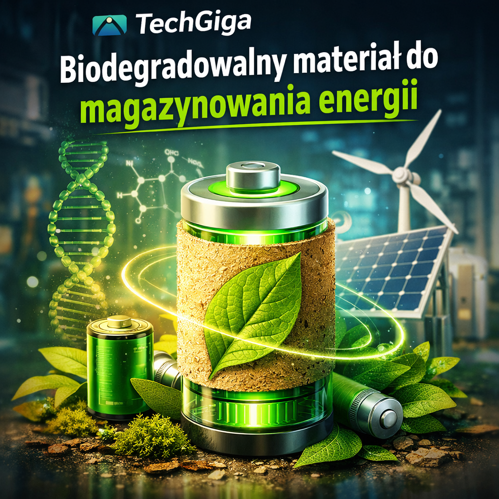Naukowcy opracowali biodegradowalny materiał do magazynowania energii